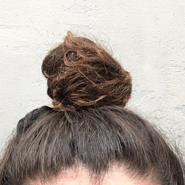 Messy Top Knot Summer Hairstyle