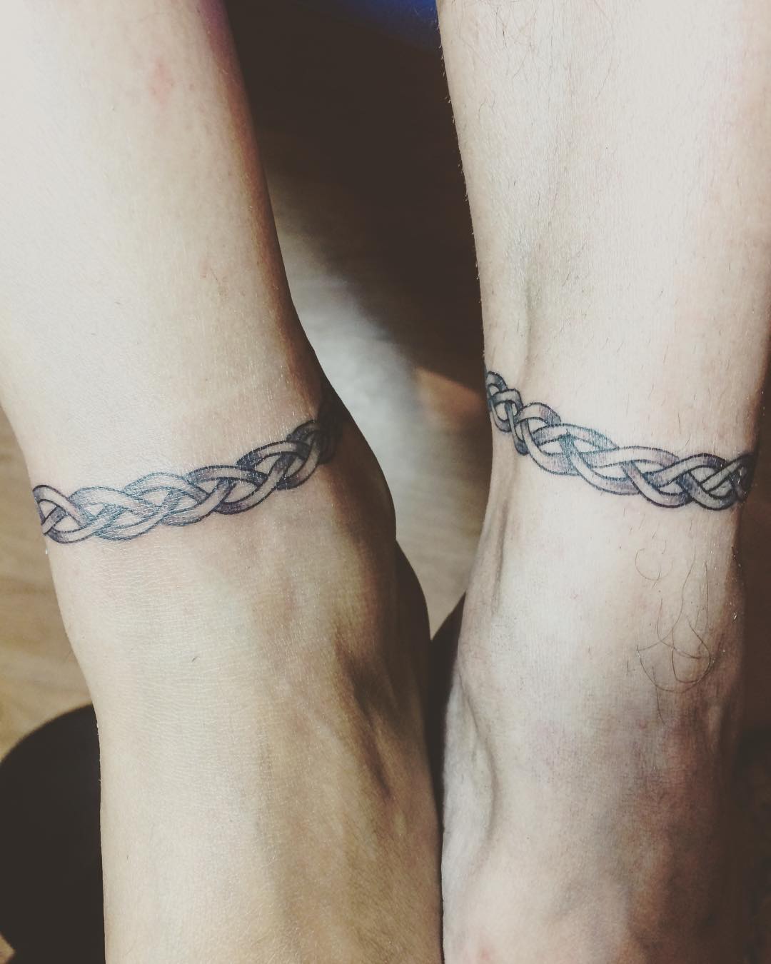 Rope Ankle Bracelet Tattoo