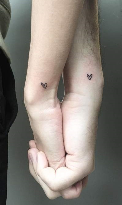 Tiny Simple Heart Tattoo