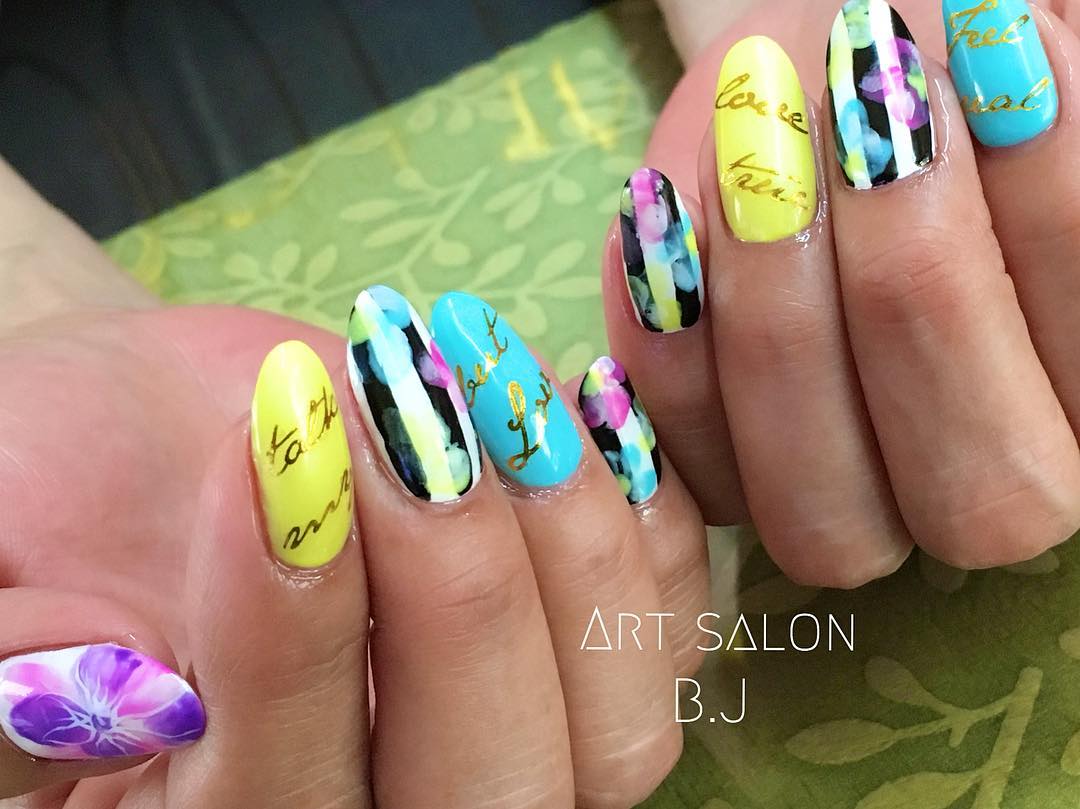 Ultimate Nail Art Done With Colorful For Summer