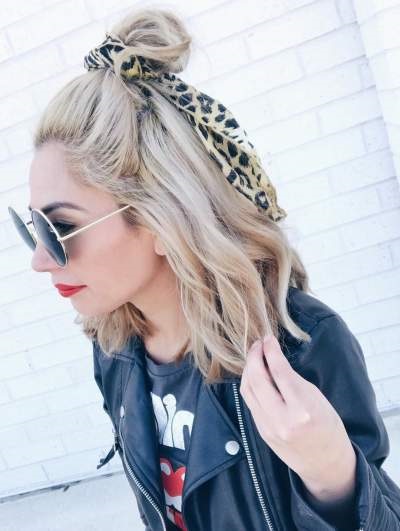 Ultimate Top Knot With Headscarf