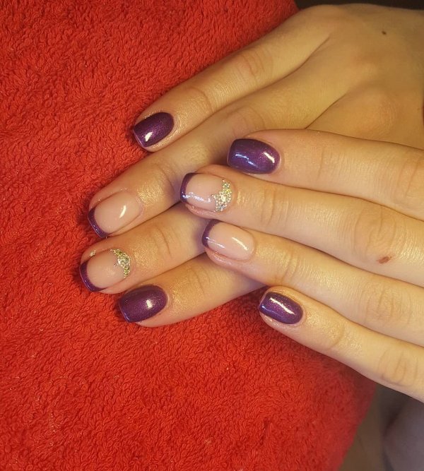 Add Glam To Your Nails With Dazzling Lilac Nailpaint And Rhinestone