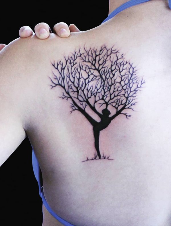 Artistic Tree Tattoo For Nature Lover