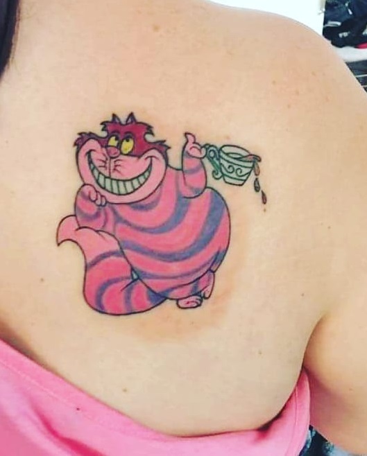 Cute Pink Wonderland Tattoo