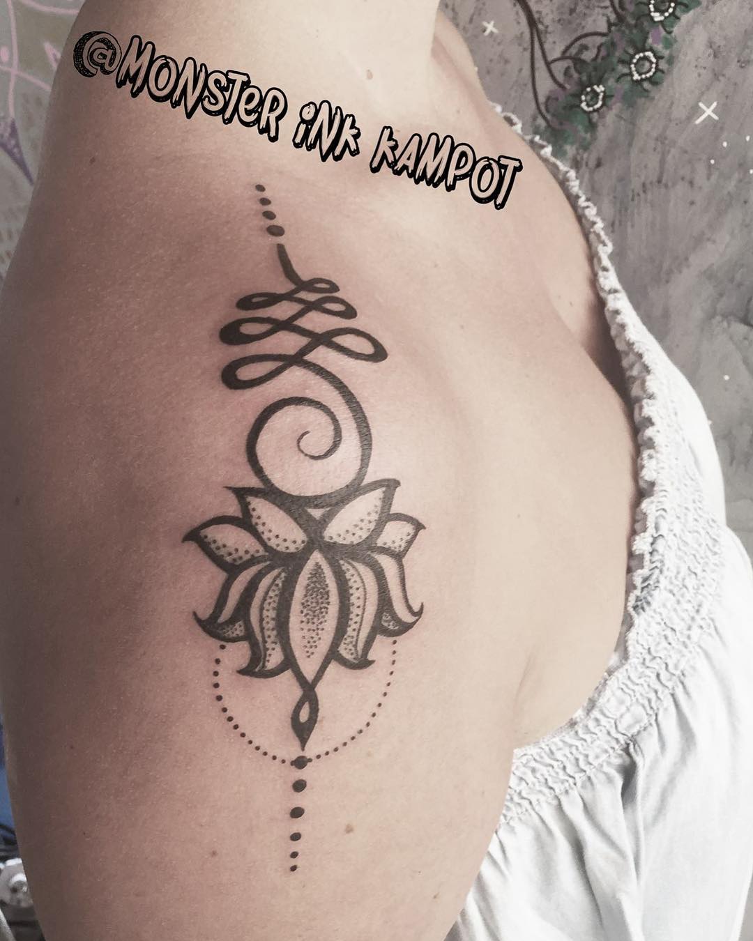 Designer Lotus Tattoo Design
