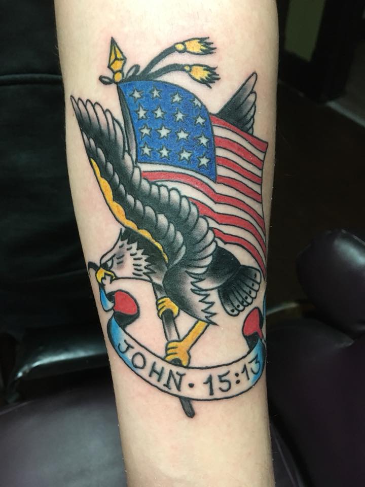 Fabulous Eagle Tattoo On Arm