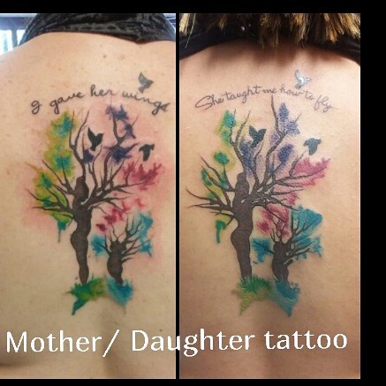 Impressive Meaningful Mother Daughter Tattoo