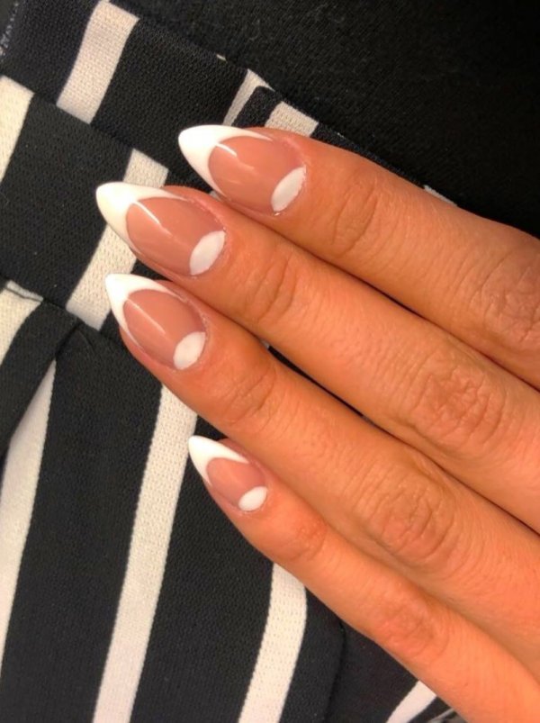 Thick White Acrylic Nails