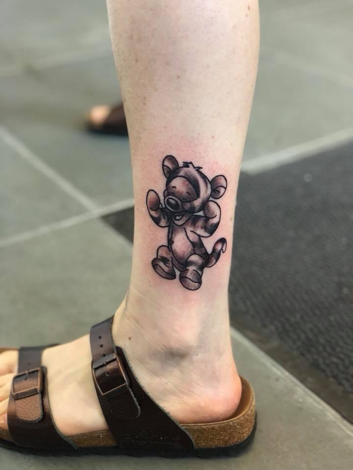 Chic Disney Tattoo On Ankle