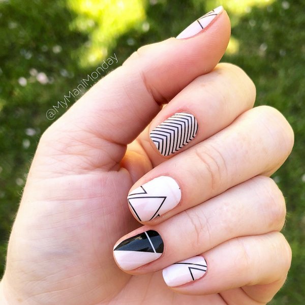 Cool Geometric Nails