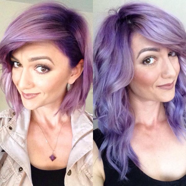 Dazzling Purple Hairs