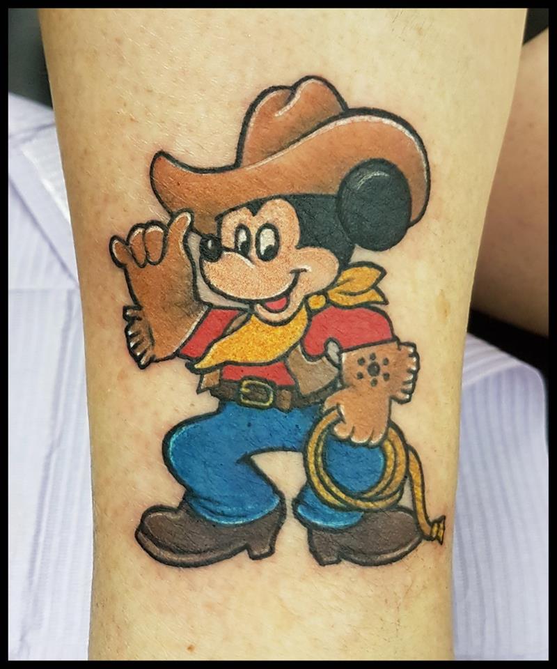 Devilishly Charming Mickey Tattoo