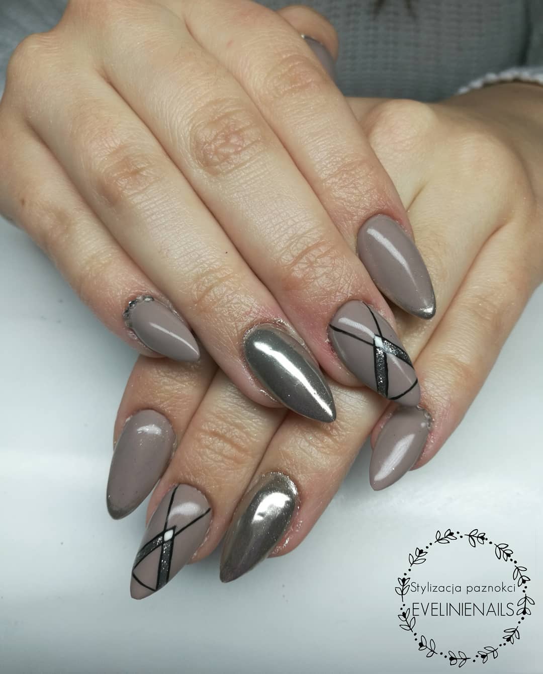 Fabulous Gray Nails