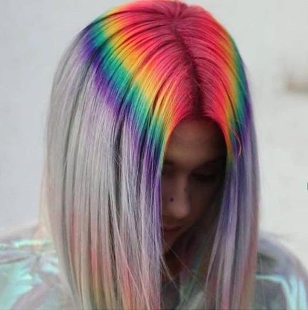 Incredible Rainbow Ombre Hairs