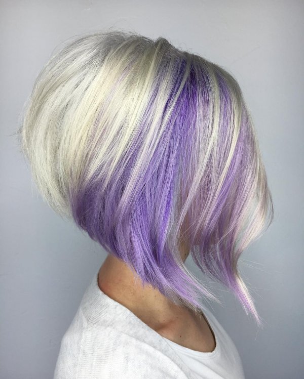 Purple And Ice Blonde
