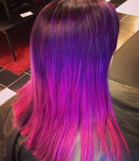 Vibrant Combination Of Pink And Purple