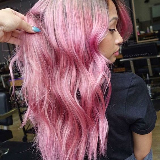 Wow Pink And Silver Hairs
