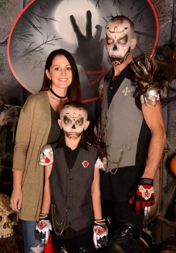 Scary Halloween family costume. Pic by michelle.edwards3