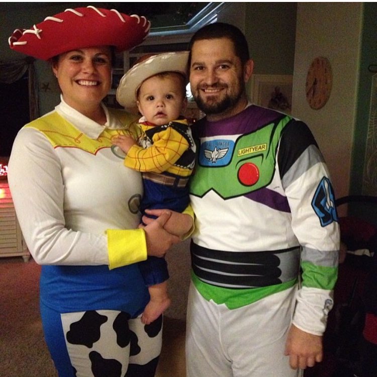 Toy story based Halloween family costume. Pic by jjalves66