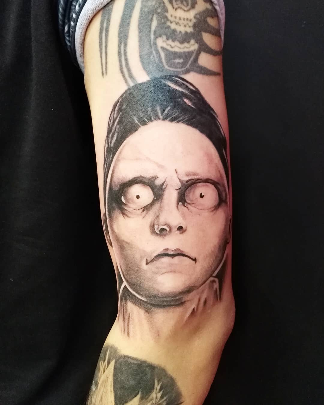 Unique scary ideas for tattoos on the arm. Creepy Tattoo Ideas