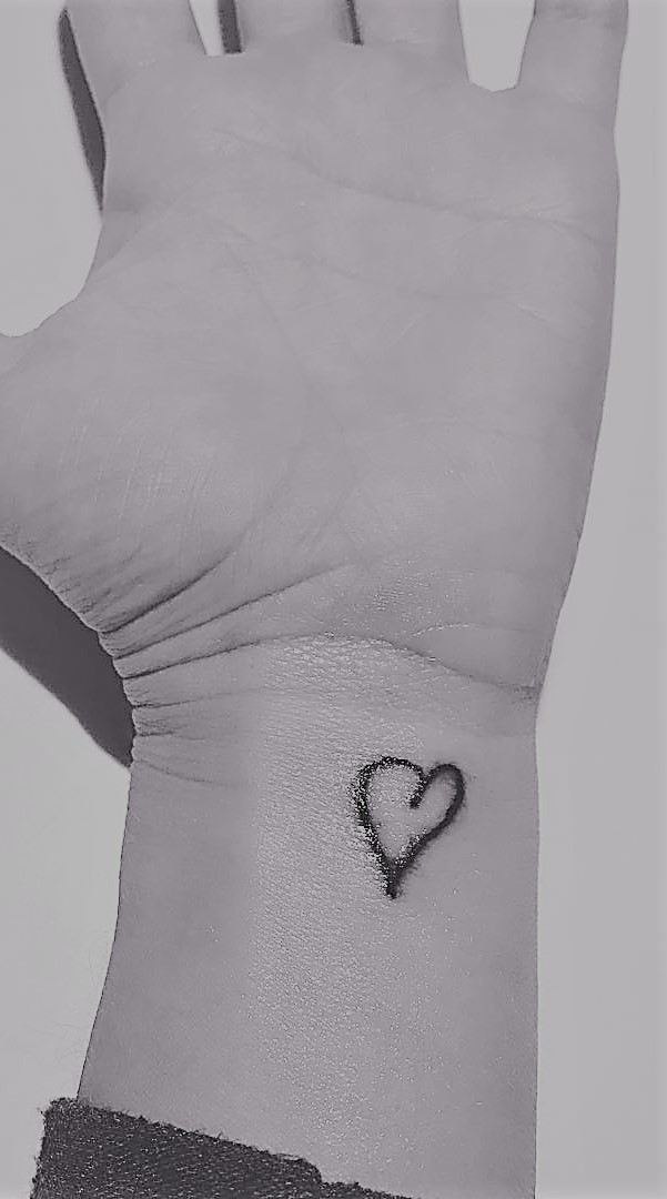 Absolutely You Will Love With Little Heart Tat.