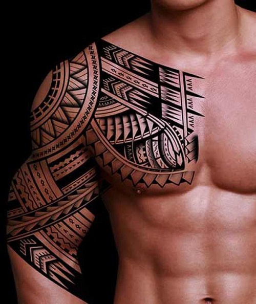 Another awesome polynesian tattoo design.