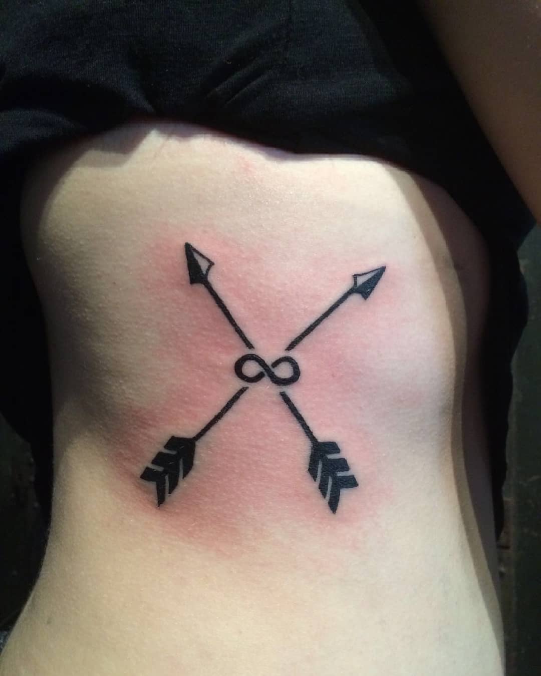 Arrow And Infinity Tattoo.