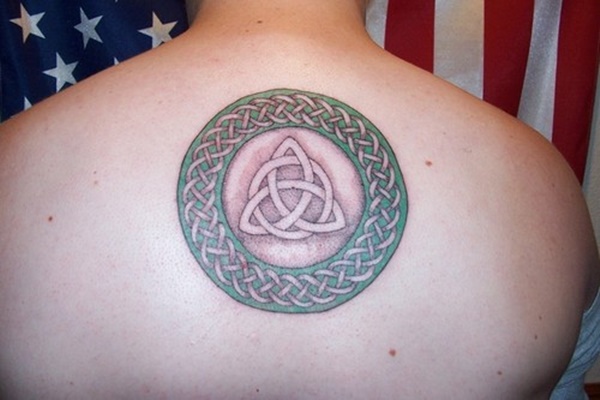 Exclusive celtic knot tattoo.