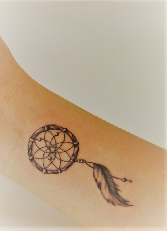 Have A Lovely Dream Dreamcatcher Tattoo.