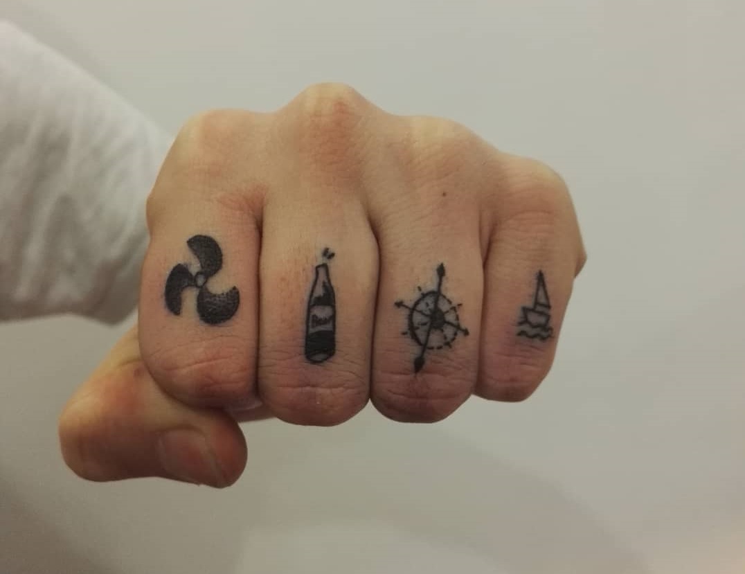 Let your hands do the talking with these unique finger tattoos.