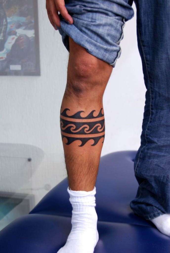 This is an ocean tribal tattoo.