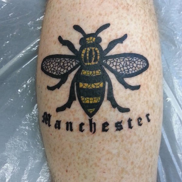Worker honey bee tattoo.