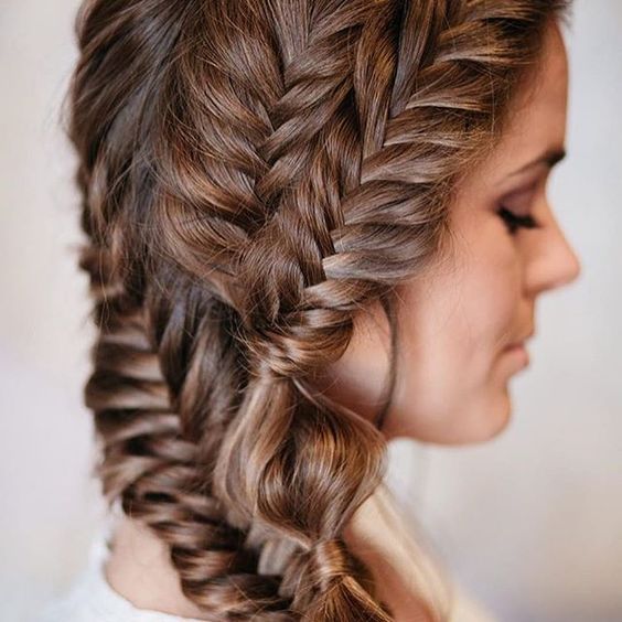 Neat and tidy multi-braided hair.