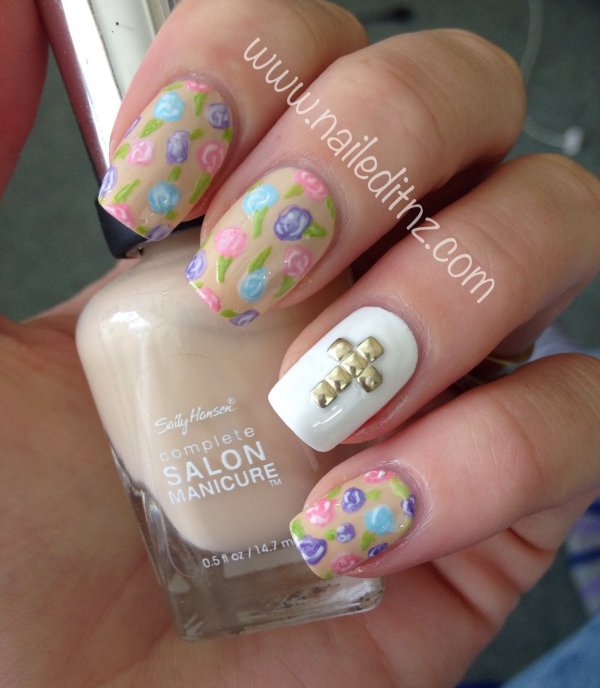 Awesome Easter nails.