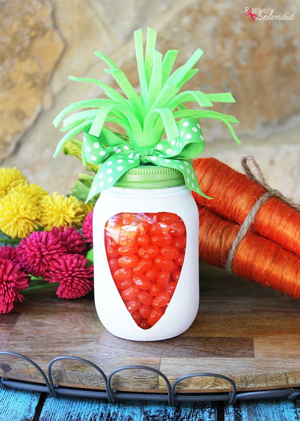Awesome carrot jelly bean jar.