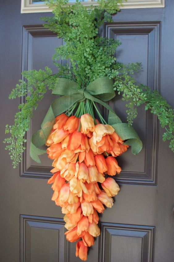 Carrot wreath for spring.