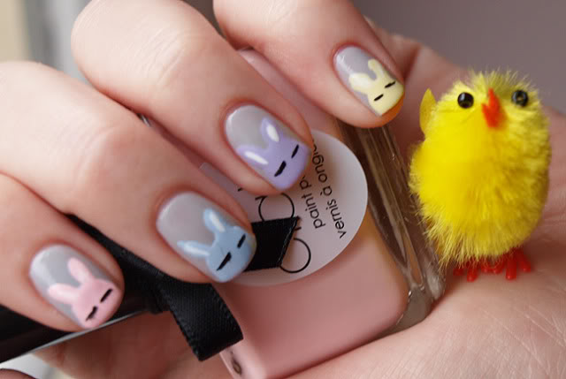Cool bunnies on nails.