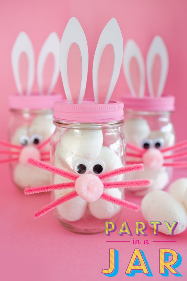 Cool bunny candy jars.