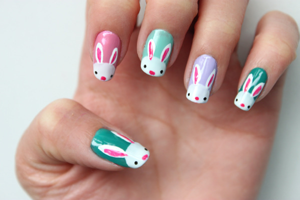 Marvelous bunny nails.