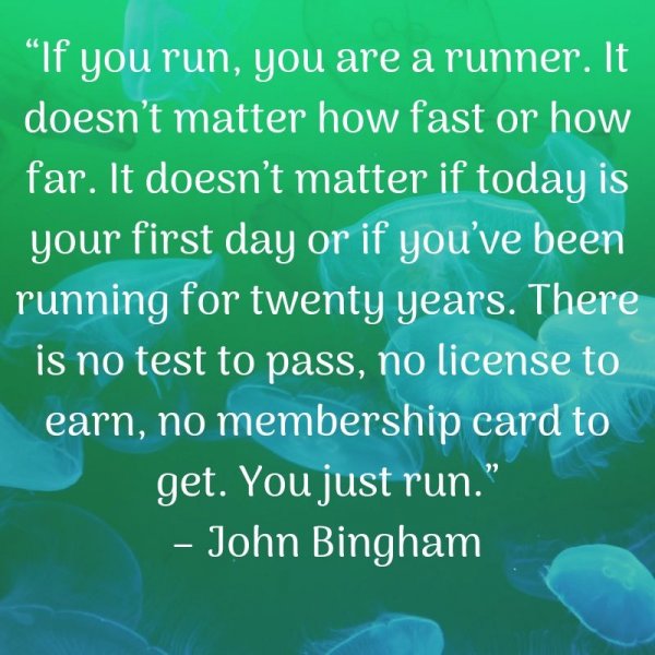 If you run, you are a runner.