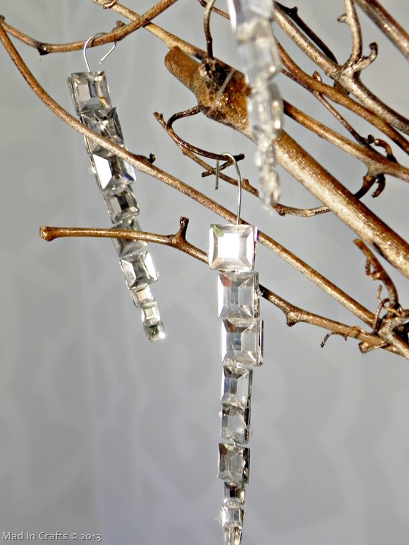Catchy jewel icicle ornaments.
