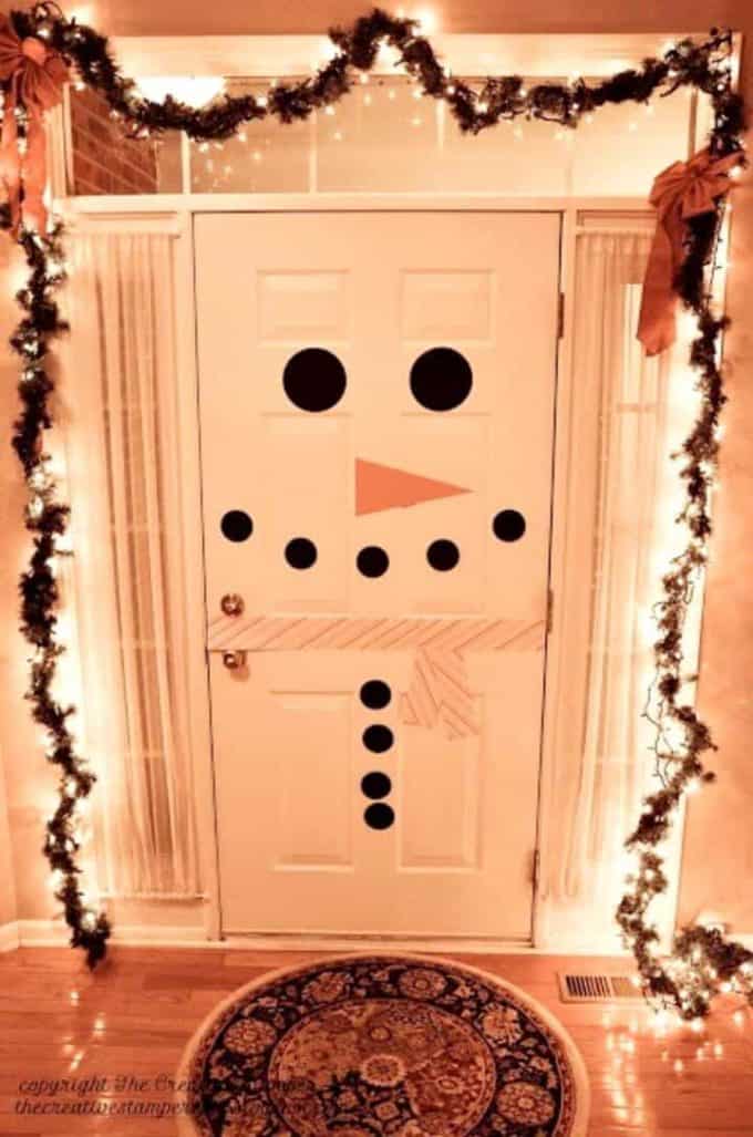 Easy snowman decoration.
