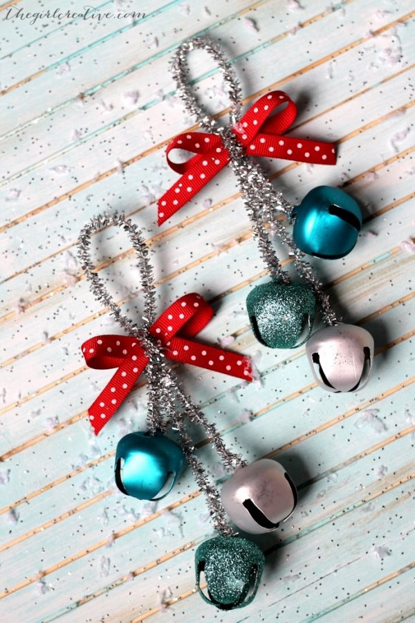 Fabulous jingle bell Christmas ornaments.
