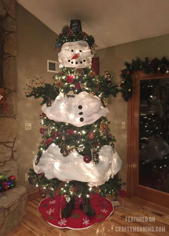 Fantastic snowman tree.