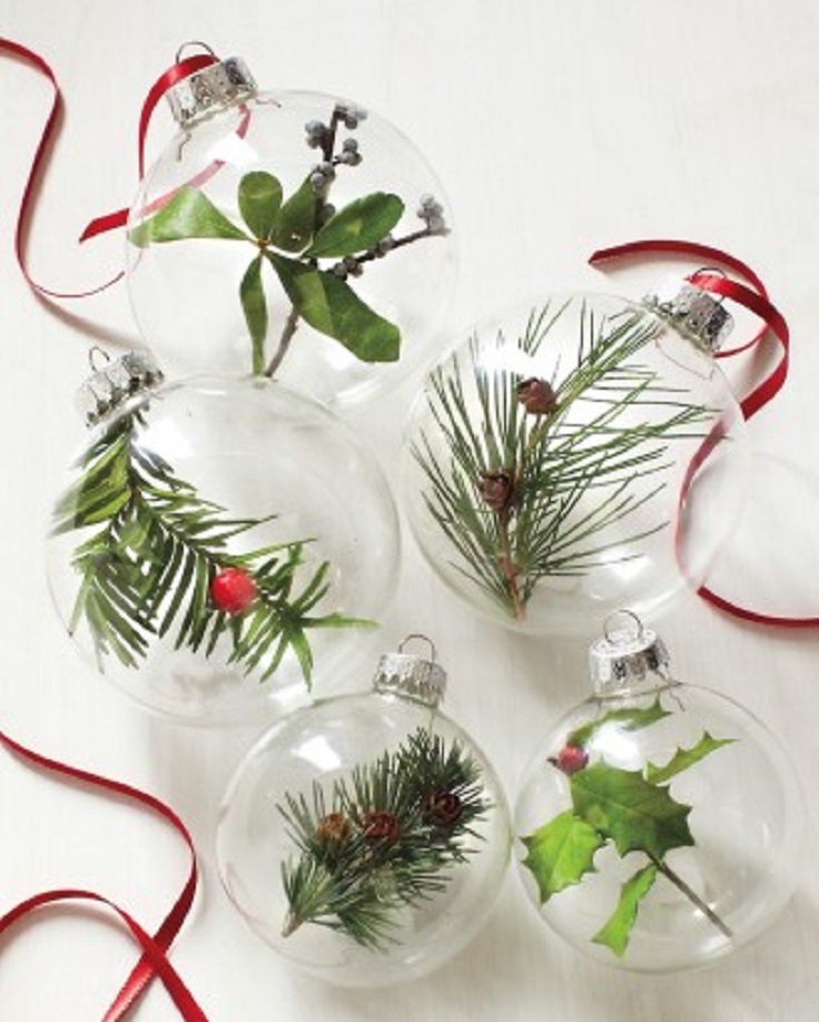 Nature inspired ornaments.