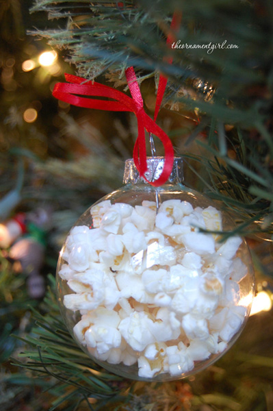 Popcorn ball ornament.
