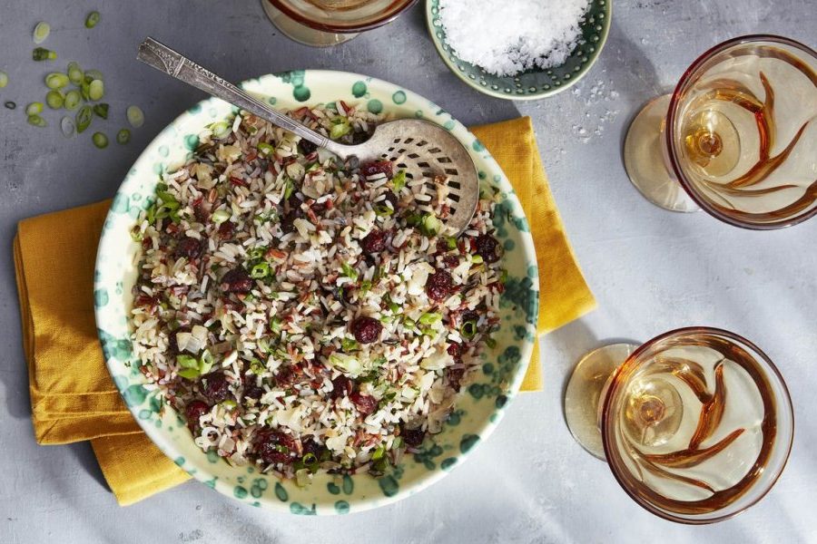 Awesome Wild Rice-and-Cider-Cranberry Pilaf.