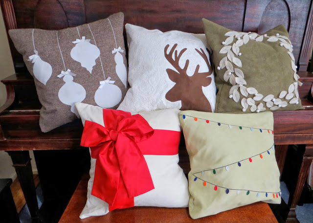 Awesome collection of Christmas pillows.