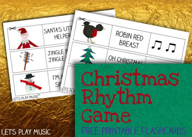 Christmas rhythm game.