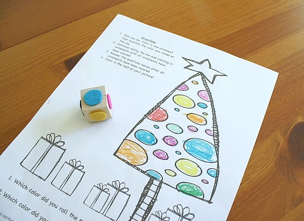 Color the ornament game for kids.